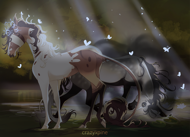 Lined fullbody with two chaaracters and bg125 USD